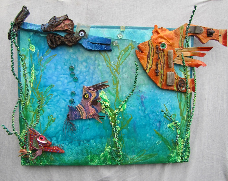 Recycling Art: Collage Activity Eco-Art - Primary Resources